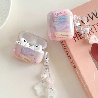 【ใหม่】เคสหูฟัง Imd ลายหน้ายิ้ม สีชมพู พร้อมจี้ สําหรับ AirPods Gen 1 2 Gen 3 Pro Pro2