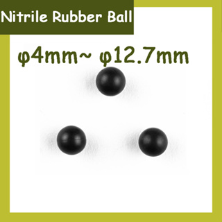 ลูกบอลยางไนไตร NBR Φ4 มม. -Φ12.7 มม.