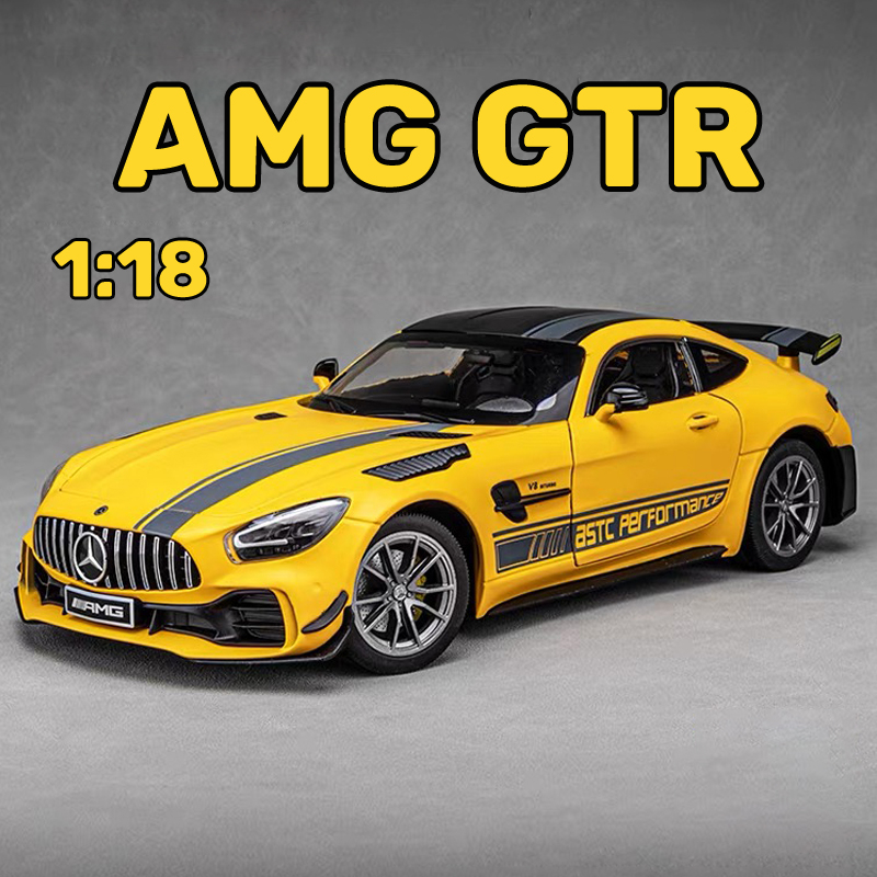 โมเดลรถยนต์-benz-amg-gts-สเกล-1-18-ของเล่นสําหรับเด็กผู้ชาย-ของขวัญวันเกิด