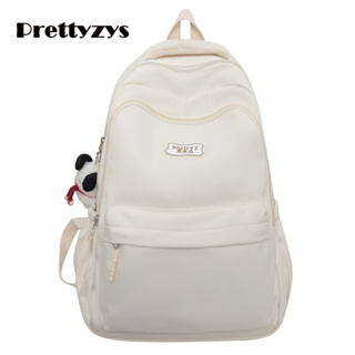 School Backpack Prettyzys 2023 Korean Students Bag Large capacity 14 inch For Women