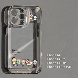 เคสโทรศัพท์มือถือ กันกระแทก ลายการ์ตูนชินจัง สําหรับ iPhone 14 Plus 13 Pro 12 Pro 11 Pro Max XSMAX XR XS 7+8+