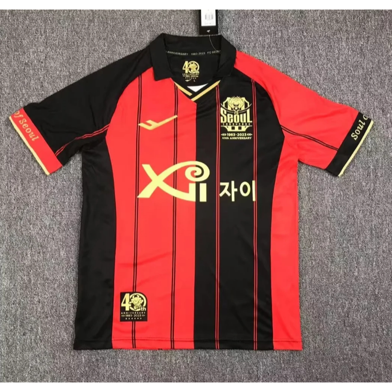 เสื้อกีฬาแขนสั้น-ลายทีมชาติฟุตบอล-seoul-2023-2024-ชุดเหย้า-เยือน