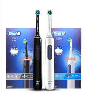 Oral B Pro Ultra แปรงสีฟันไฟฟ้า 4 โหมด ตรวจจับแรงกด พร้อมแจ้งเตือน 30 วินาที