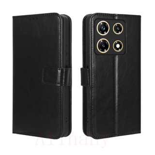 infinix Note 30 Pro เคส Leather Case เคสโทรศัพท์ Stand Wallet infinix Note30 Pro เคสมือถือ Cover