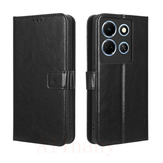 infinix Note 30 5G เคส Leather Case เคสโทรศัพท์ Stand Wallet infinix Note30 5G เคสมือถือ Cover