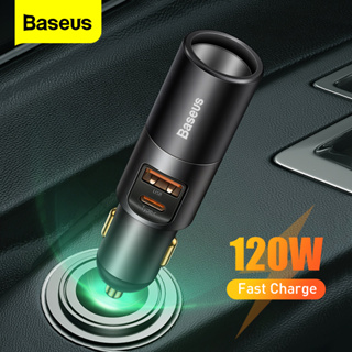 Baseus อุปกรณ์ชาร์จโทรศัพท์มือถือ 120 W Car Charger สําหรับ