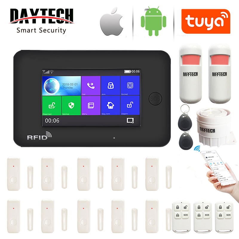 daytech-tuya-smart-app-ชุดอุปกรณ์รักษาความปลอดภัยในบ้านอัจฉริยะ-พร้อมรีโมท-เชื่อมต่อผ่าน-wifi-gsm-ควบคุมผ่านแอปมือถือ-สีดำ-รุ่น-ta03-kit4