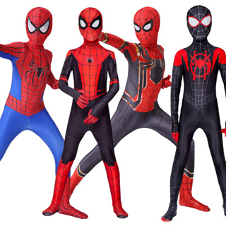 ชุดคอสเพลย์ อนิเมะ Spider Man รัดรูป สําหรับเด็ก ฮาโลวีน