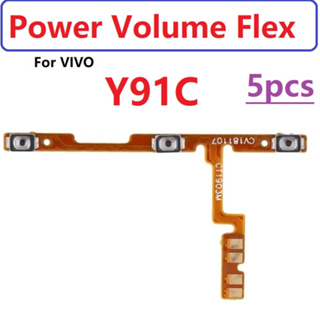 ใหม่ ปุ่มปรับระดับเสียง เปิดปิด แบบเปลี่ยน สําหรับ Vivo Y91C