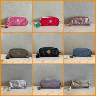 Kipling 2022 Amoi Ks Monkey กระเป๋าคลัทช์ มีซิป หลายช่อง 15 สี K13564