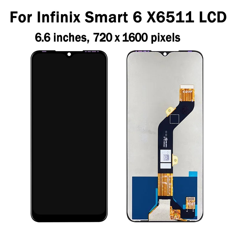 อะไหล่หน้าจอสัมผัส-lcd-พร้อมกรอบ-สําหรับ-infinix-smart-6-display-x6511b-x6511-x6511e