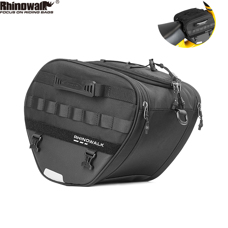 Rhinowalk waterproof Multifunctional Motorcycle Scooter tunnel bag  Motorcycle tail bag Storage
