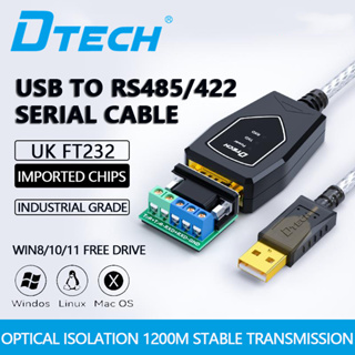 Dtech อะแดปเตอร์แปลงสายเคเบิ้ล USB เป็น RS485 RS422 สําหรับคอมพิวเตอร์