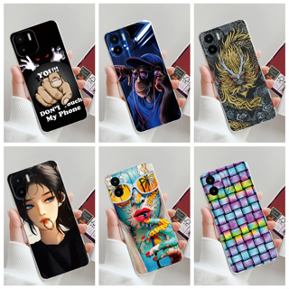 Xiaomi Redmi A1 A2 A1+ A2+ 2022 แฟชั่น เท่ รูปแบบ เคสโทรศัพท์ RedmiA1 RedmiA2 A 1 A 2 Plus ซิลิโคนนิ่ม TPU เคส