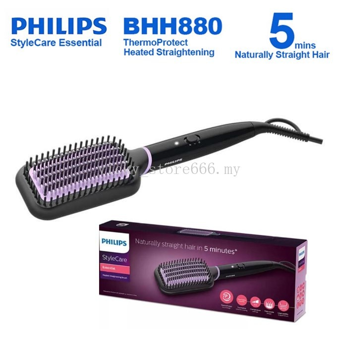 philips-stylecare-essential-bhh880-เครื่องหนีบผม-พร้อมไฟแสดงสถานะ-led-เทคโนโลยี-thermoprotect