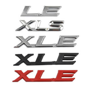 【Toyota】สติกเกอร์โลโก้โลหะ Sienna LE XLS XLE ไฮเอนด์ สําหรับติดท้ายรถยนต์ Toyota Sienna Alphard Camry