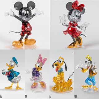 Mgl ของเล่นบล็อกตัวต่อ คริสตัล รูป Disney Mickey Family เพื่อการเรียนรู้ สําหรับเด็กผู้ชาย ผู้หญิง 6 8 9 10 12 16 ปี