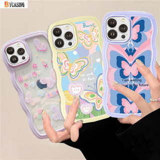 เคสโทรศัพท์มือถือ แบบนิ่ม ลายการ์ตูนผีเสื้อ สําหรับ Redmi Note 12 Pro Note 11S 10C 10A 9C 9A 10 9T 9 Note 10 5G 10s Note9 Note 8 Poco X3 NFC M3 Redmi A1 A2