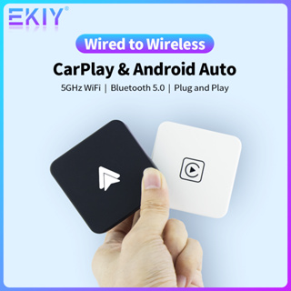 Ekiy A1 มินิคาร์เพลย์ไร้สาย Android Auto IOS 10+ Apple Carplay สําหรับ Toyota Mazda Nissan Camry Suzuki Subaru Citroen Audi Mercedes Kia Ford Opel