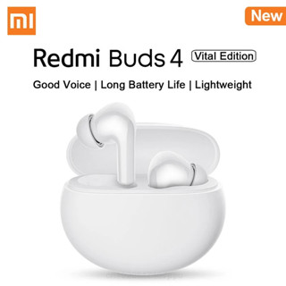 ใหม่ Xiaomi Redmi Buds 4 Vital Edition แบตเตอรี่ น้ําหนักเบา ไม่มีภาระ 12 มม.™ 5.3