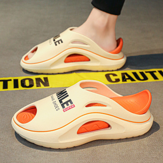 รองเท้าแตะ รองเท้าชายหาด กันลื่น กันกลิ่น แฟชั่นฤดูร้อน สําหรับผู้ชาย 2023