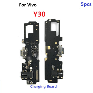 พอร์ตชาร์จ USB ปลั๊กเชื่อมต่อ บอร์ดชาร์จ สายเคเบิลอ่อน สําหรับ Vivo Y30