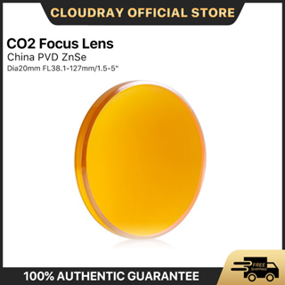 Cloudray ZnSe เลนส์โฟกัส เส้นผ่าศูนย์กลาง 20mm FL 38.1-127mm 2.5" สําหรับเครื่องแกะสลักเลเซอร์ CO2