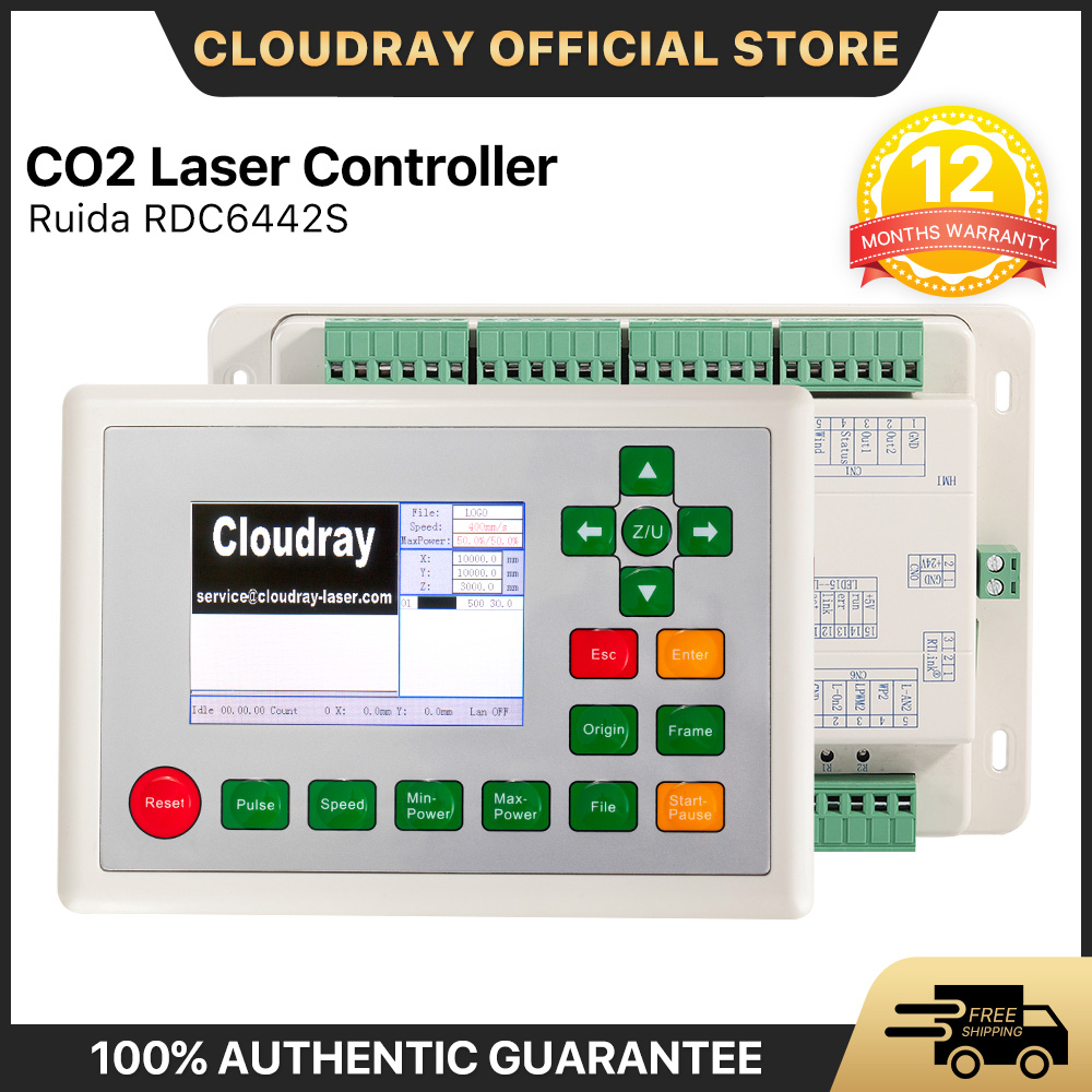 Cloudray Ruida RD RDC6442G Co2 ตัวควบคุมเลเซอร์ DSP สําหรับเครื่อง ...