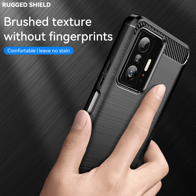 Cover metallico antiurto con supporto magnetico per auto per Moto G71 S