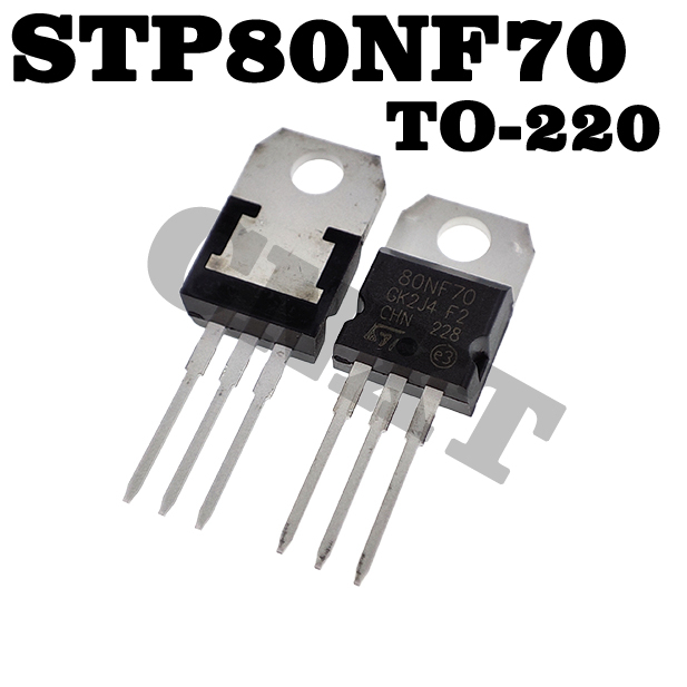 ตัวควบคุมยานพาหนะไฟฟ้า 80NF70 STP80NF70 Dedicated MOS Field Effect Tube