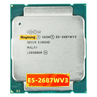 Yzx Xeon E5 2687WV3 E5 2687W V3 E5-2687W V3 E5-2687WV3 3.1GHZ 10 แกน LGA 2011-3