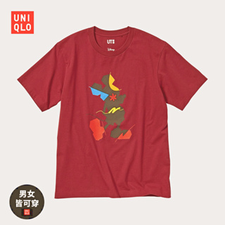 Uniqlos ขายดี เสื้อยืด ผ้าฝ้ายแท้ พิมพ์ลาย สําหรับผู้ชาย และผู้หญิง คู่รัก