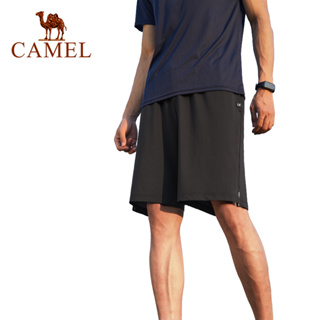 Camel กางเกงกีฬา ขาสั้น แห้งเร็ว ระบายอากาศ วิ่ง ยืดหยุ่น กางเกงห้าส่วน สําหรับผู้ชาย