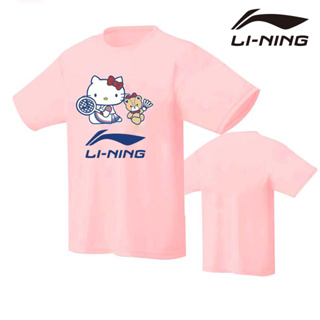 Li Ning เสื้อยืดเทนนิส แบดมินตัน ระบายอากาศ แห้งเร็ว สไตล์เกาหลี สําหรับผู้ชาย และผู้หญิง