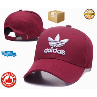 คุณภาพสูง Topi Adidas หมวกเบสบอล หมวกกอล์ฟ ผู้ชาย ผู้หญิง แฟชั่น เย็บปักถักร้อย ปรับได้ หมวก Snapback