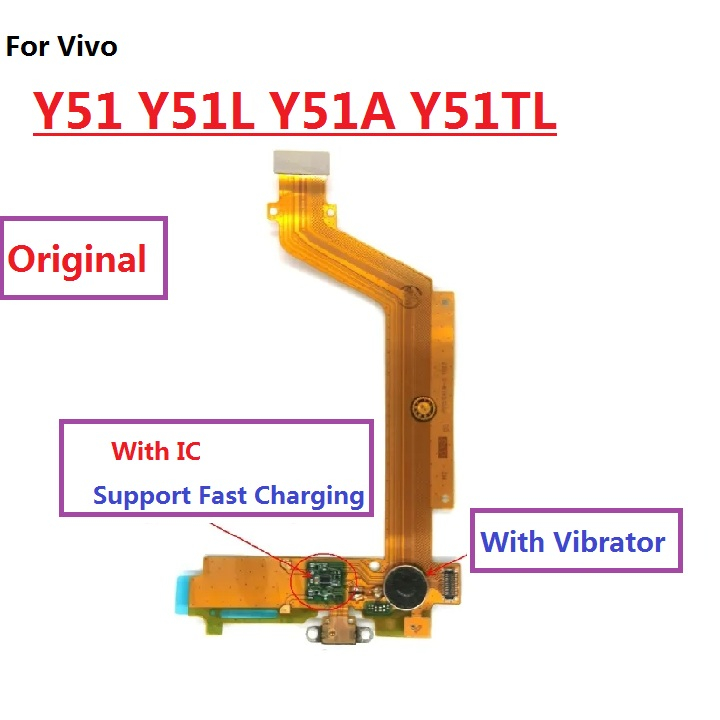 ของแท้-สายชาร์จ-usb-พร้อมตัวสั่นไอซี-แบบเปลี่ยน-สําหรับ-vivo-y51-y51l-y51a-y51tl