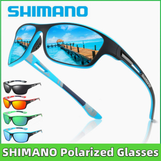 Shimano แว่นตากันแดด เลนส์โพลาไรซ์ UV400 พร้อมกล่อง สําหรับผู้ชาย ผู้หญิง เหมาะกับการขับขี่ เดินป่า ขี่จักรยาน เล่นกีฬา