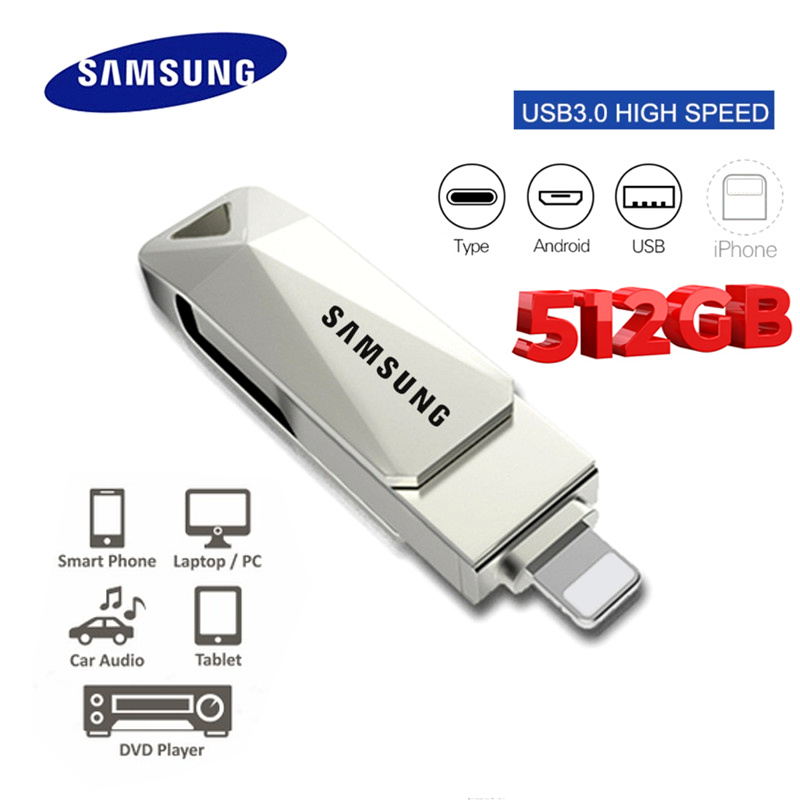 samsung-c-type-usb-แฟลชไดรฟ์-512gb-3in1-pendrive-otg-แฟลชไดรฟ์-มินิ-เมมโมรี่สติ๊ก