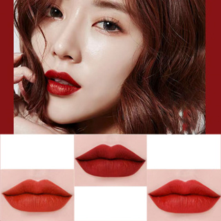 Labial glaze six ลิปสติก ลิปกลอส เนื้อแมตต์ สีแดง