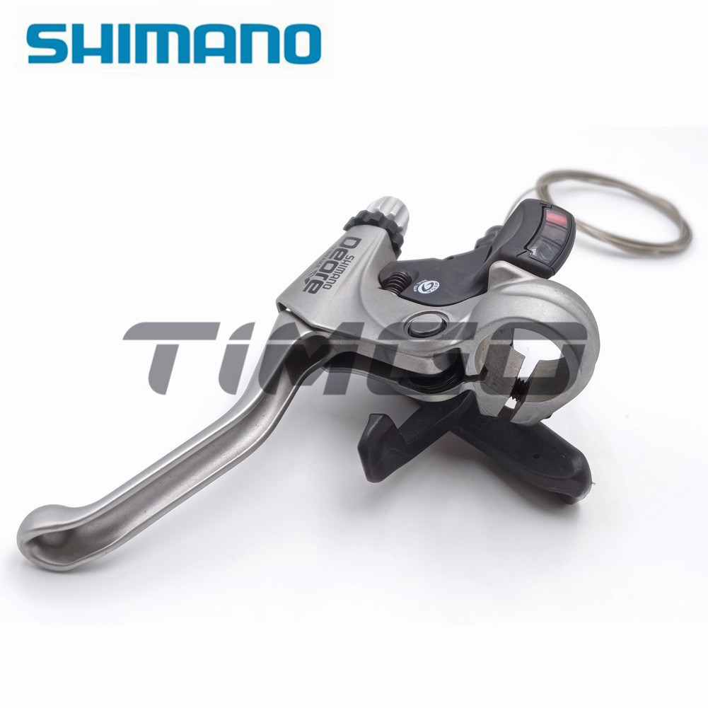 Shimano Shift Lever Sl-M5100-L Deore Left 2-Speed Rapidfire Plus Mono 1800Mm Inner W/O Optical Gear Display Bicycle Shifter Levers