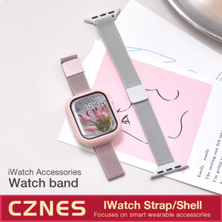 สายนาฬิกาข้อมือแม่เหล็ก ไล่โทนสี สําหรับ Iwatch S9 S8 SE S6 S7 41 มม. 45 มม. 40 มม.