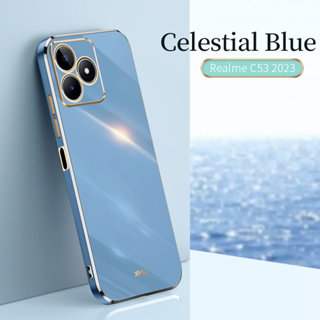 เคส Realme C53 เคสซิลิโคน Shockproof Soft Silicone Electroplating Back Cover Case Realme C53 C 53 Phone Casing