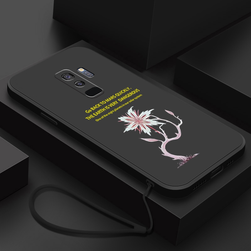 เคสโทรศัพท์มือถือ-ซิลิโคนนิ่ม-กันกระแทก-ลายดอกไม้-สําหรับ-samsung-s9-plus-s9-ytxshd01