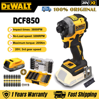 Dewalt DCF850 DCF887 20V ไขควงไฟฟ้าไร้สาย 205NM มอเตอร์ไร้แปรงถ่าน กระแทกไฟฟ้า สว่านไขควง ชาร์จไฟได้ เครื่องมือไฟฟ้า