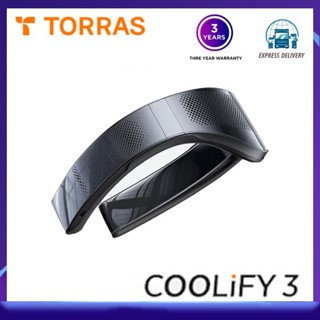 [in stock]Torras coolify 3 neck hanging air conditioning cooling neck hanging fan portable intelligent wearable neck hanging semiconductor outdoor silent small cool air blade cooli