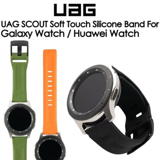 Uag สายนาฬิกาข้อมือซิลิโคน สําหรับ Samsung Galaxy Watch Huawei Watch GT1 2 42 มม. 46 มม. 20 มม. 22 มม.