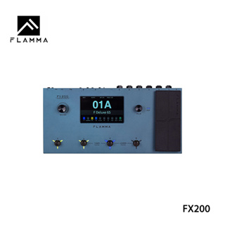 Flamma FX200 แป้นเหยียบเอฟเฟคกีตาร์ไฟฟ้า พร้อมหน้าจอสัมผัส LCD 5 นิ้ว ตั้งโปรแกรมได้ อุปกรณ์เสริมกีตาร์ไฟฟ้า