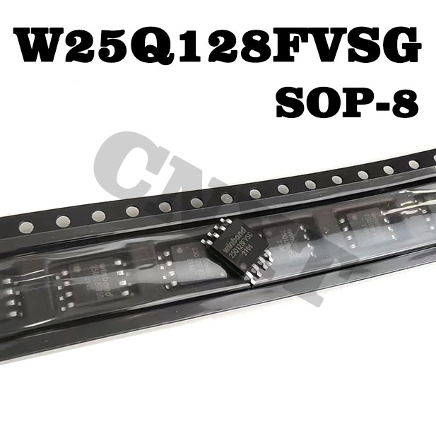 5pcs W25Q128FVSSIG / W25Q128FVSIG IC - 128Mbit Flash Memory - SOP-8
