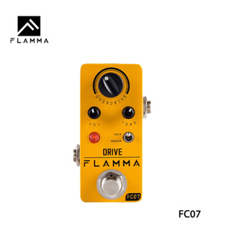 Flamma FC07 Overdrive แป้นเหยียบเอฟเฟคกีตาร์ไฟฟ้า โหมดอบอุ่น True Bypass