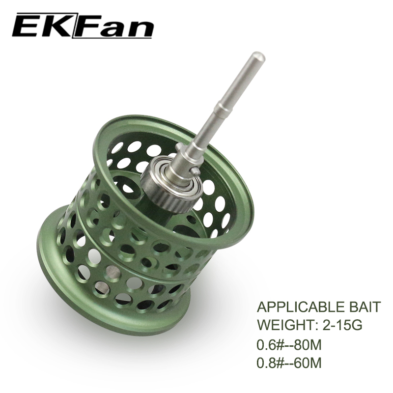 ekfan-ถ้วยไมโครเรย์-โลหะ-สีเขียว-สําหรับ-daiwa-cc80-cr80